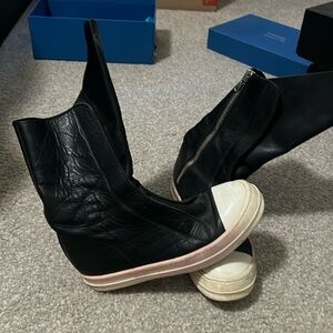 Rick Owens leather boots/ sneakers